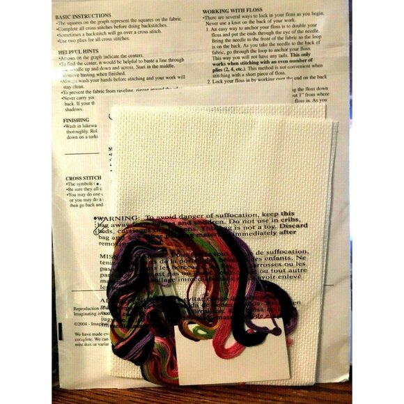 Cross Stitch Kit Princess & Queen Mother Daughter Counted #1779 RARE Imaginating - Picture 2 of 3